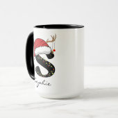 Custom Santa Mug for Coworkers, Teachers & Friends Tasse (Vorderseite Links)