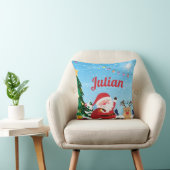 Custom Santa Name Kids Pillow Kissen (Stuhl )