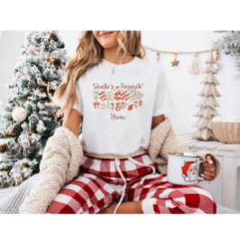 Custom Santa's Lieblings-Lehrer Retro Weihnachten T-Shirt