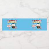 Custom Santa's Workshop Pinguin Wasserflaschenetikett (Einzelnes Label)