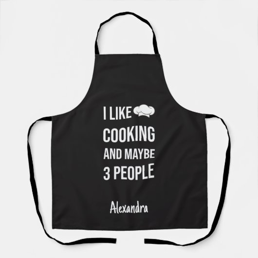 Custom Sarcastic Cooking Gifts Funny Mother Schürze (Vorderseite)