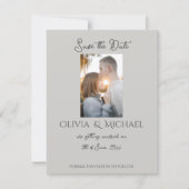 Custom Save the Date Card (Vorderseite)