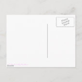 Custom Save the Date Cinderella Slipper auf Aquama Ankündigungspostkarte (Rückseite)