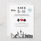 CUSTOM SAVE THE DATE EINLADUNG (Vorderseite)