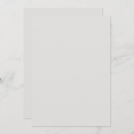 Custom Save the Date - Platinum White (Vorne/Hinten)