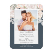 Custom Save the Date Wedding Foto Magnet (Vertikal)