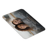 Custom Save the Date Wedding Verlobung Foto Magnet (Rechte Seite)