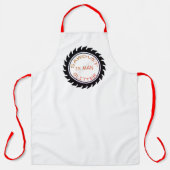 Custom Saw Dust is Man Glitter Grill Bakers Chef  Schürze (Vorderseite)