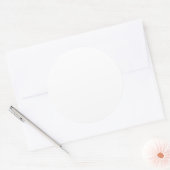 Custom Says-it Round-Aufkleber Runder Aufkleber (Umschlag)