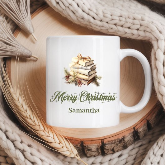 Custom Scandinavian Christmas Name Coffee Mug Kaffeetasse