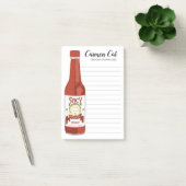 CUSTOM scharfe Warme Sauce Einkaufsliste Post-it Klebezettel (Büro)