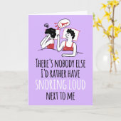 CUSTOM Schnarchen Lang freche romantische Sonnenka Karte (Gelbe Blume)