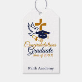 Custom school and year christian graduation  geschenkanhänger (Vorderseite)