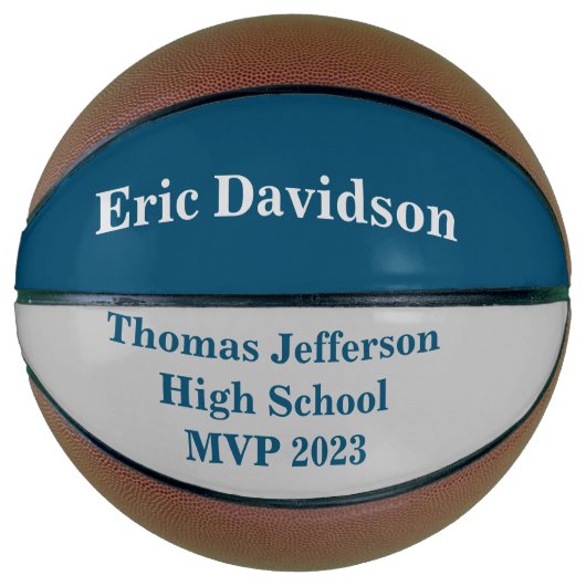Custom School Awards Basketball (Vorderseite)