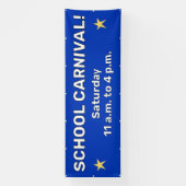 Custom School Carnival Banner (Vertikal)