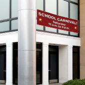 Custom School Carnival Banner (Äußeres Gebäude)