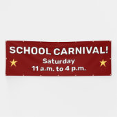Custom School Carnival Banner (Horizontal)