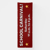 Custom School Carnival Banner (Vertikal)