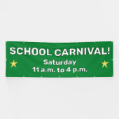 Custom School Carnival Banner (Horizontal)