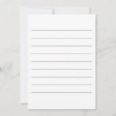 Custom School Colors Graduation Photo Card | Class Einladung (Rückseite)