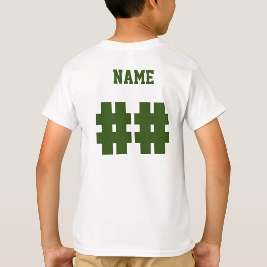 Custom School Spirit Shirt Jersey (Rückseite)