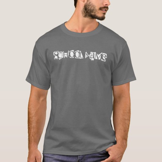 Custom School Spirit T-Shirt - Big Red (Vorderseite)