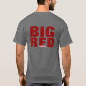 Custom School Spirit T-Shirt - Big Red (Rückseite)