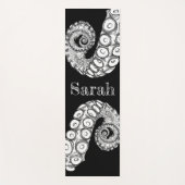 Custom- Schwarz-Gelb-Octopus-Tentakel Yoga-Mat Yogamatte (Vorderseite)