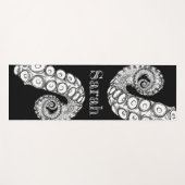 Custom- Schwarz-Gelb-Octopus-Tentakel Yoga-Mat Yogamatte (Vorderseite (Horizontal))