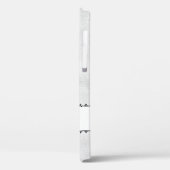 Custom Schwarz-weiß Cinderella Slipper iPhone Case (Rückseite / Links)