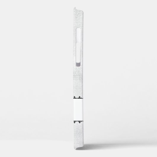 Custom Schwarz-weiß Cinderella Slipper iPhone Case (Rückseite / Links)