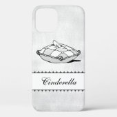 Custom Schwarz-weiß Cinderella Slipper iPhone Case (Rückseite)