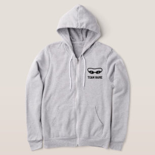 Custom Schwimmteam Coach Reißverschluss Hoodie für