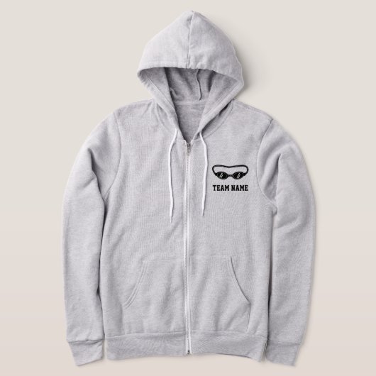 Custom Schwimmteam Coach Reißverschluss Hoodie für (Ablage )