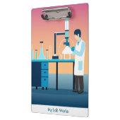 Custom Science Lab Student Klemmbrett (Links)