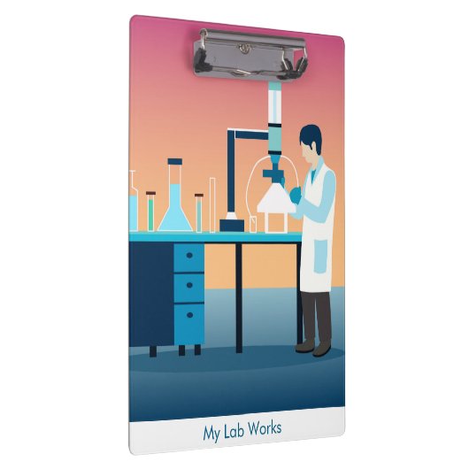 Custom Science Lab Student Klemmbrett (Rechts)