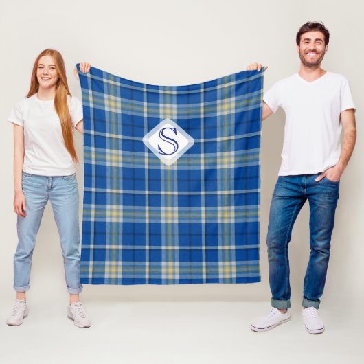 Custom Scotland Flaggenfarben tartan kariertes Mus Fleecedecke (Beispiel)