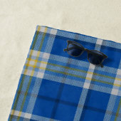 Custom Scotland Flaggenfarben tartan kariertes Mus Strandtuch (Beispiel)