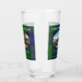 Custom Scottish Armstrong Clan Gilnockie Painting Glas (Rechts)