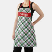 Custom Scottish Red Green White Blue Kariert Patte Schürze (InSitu)