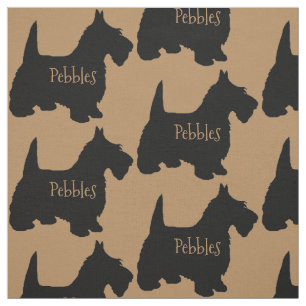 Custom Scottish Terrier Dog Fabric Stoff