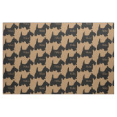 Custom Scottish Terrier Dog Fabric Stoff (Fat Quarter (45,7 x 55,9 cm))
