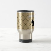 Custom Scottish Terrier Travel Coffee Mug Geschenk Reisebecher (Mittel)