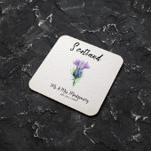 Custom Scottish Wedding Untersetzer, Personalisier Rechteckiger Pappuntersetzer