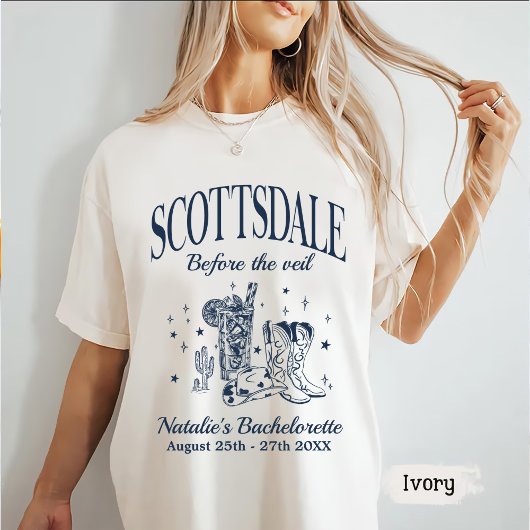 Custom Scottsdale Bache Party Before the Veil T-Shirt