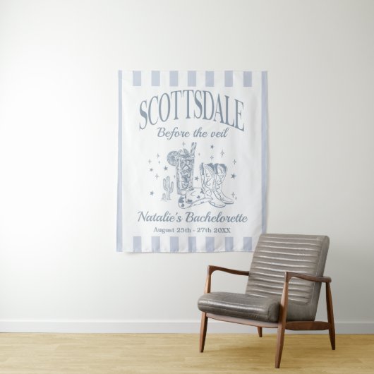 Custom Scottsdale Bache Party Before the Veil Wandteppich (Beispiel)