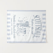 Custom Scottsdale Bache Party Before the Veil Wandteppich (Vorderseite (Horizontal))