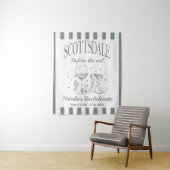 Custom Scottsdale Bache Party Before the Veil Wandteppich (Beispiel)