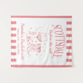 Custom Scottsdale Bache Party Before the Veil Wandteppich (Vorderseite (Horizontal))