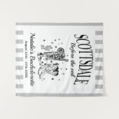 Custom Scottsdale Bache Party Before the Veil Wandteppich (Vorderseite (Horizontal))